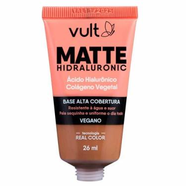 Imagem de Base Líquida Alta Cobertura Vult - Matte Hidraluronic, V330