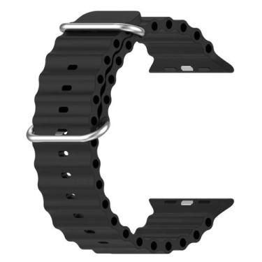Imagem de Pulseira Ocean Silicone Compatível Relógio Smart Fivela ajustável - Ge