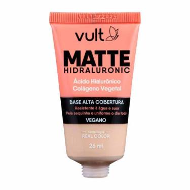 Imagem de Base Líquida Alta Cobertura Vult - Matte Hidraluronic, V120