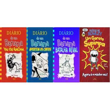 Imagem de Diario De Um Banana 11 12 E 13 + Diário De Rowley Um Garoto Supimpa 1 