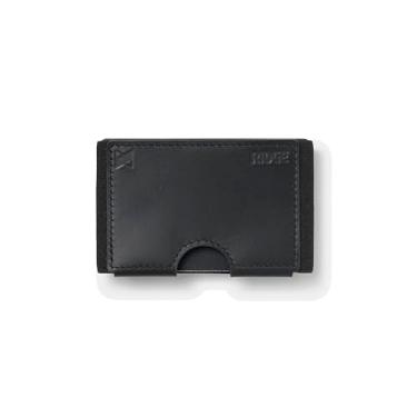 Imagem de Ridge Carteira masculina compacta e minimalista e porta-cartão, carteira masculina com bolso frontal protegido por RFID com clipe de dinheiro integrado, MKBHD, One Size, Biflex