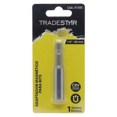 Imagem de Soquete Magnético 60Mm Para Bits De Parafusadeira 1/4 - Tradestar
