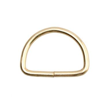 Imagem de Kit Meia Argola Metal P/ Alças Bolsas Carteira Coleira 20 Unidades - M