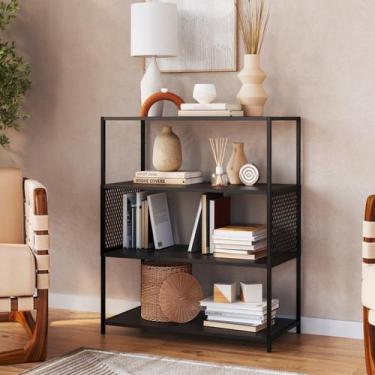 Imagem de Estante Industrial Baixa 77cmx94cm P1024 - Placa e Ponto