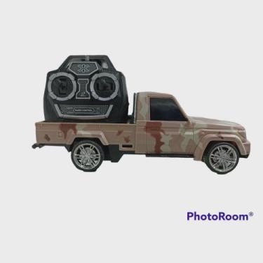 Imagem de Brinquedo Caminhonete Militar Exército Controle Remoto . - toys king