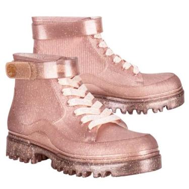 Imagem de Bota Grendene Kids Barbie Glamor 23098 Coturno Infantil de Menina, 230