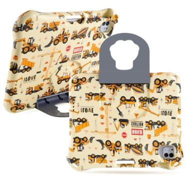 Imagem de Topevoeon Capa escavadeira para iPad Air 4 5 6 11 polegadas 2024 para crianças, meninos, EVA, leve, compatível com iPad Air, 4ª 5ª e 6ª geração, capa com suporte, capa completa à prova de choque para