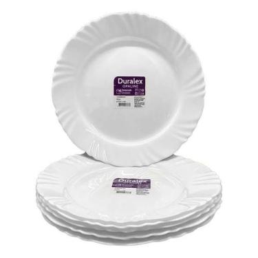 Imagem de Jogo 6 Pratos Opaline Pétala Raso 25,5Cm Nadir Duralex - Nadir Figueir