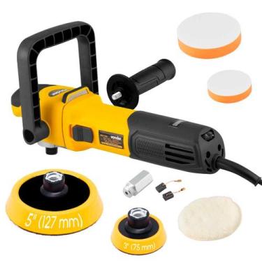 Imagem de Politriz Angular Vonder 750W 5Pol Profissional Automotiva 7 Acessórios