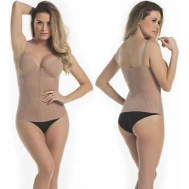 Imagem de Cinta Feminina Modeladora Levanta Bumbum Seio Reduz Medidas Body Model