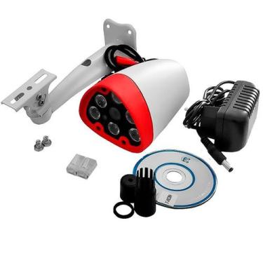 Imagem de Câmera De Segurança Bullet Blindada Aço IP RJ45 Hd 1280 * 960p Visão N