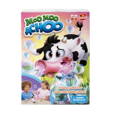 Imagem de Goliath Moo Moo Achoo Game | Gather Clover Cards Before Moo Moo Sneezes Real Bubbles | 2-4 Players | Ages 4 and Up