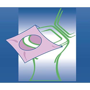 Imagem de Assento de vaso sanitário descartável de NYLON pacote com 20 - impermeável, ideal para crianças e adultos