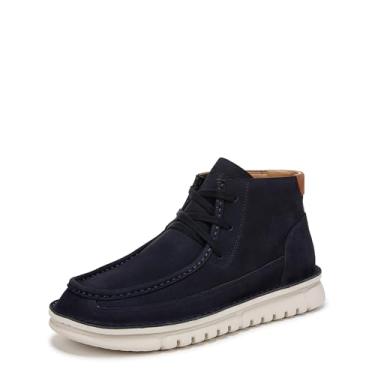 Imagem de Vionic Bota masculina Uptown Chukka - Botas de suporte com suporte de arco tamanhos 7-14, Blazer azul-marinho nobuck, 40
