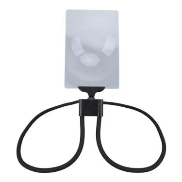 Imagem de Lupa de Página de Pescoço Grande 4x, Reduz a Tensão Ocular, Destacável, Uso de Pescoço, Lupa para Reparo, Leitura de Costura Com Material Acrílico