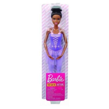 Imagem de Barbie You Can Be Anything Mattel Bailarina Lilás 3+