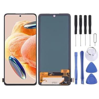Imagem de tela Para Xiaomi Redmi Nota 12 Pro 4G OLED MATERIAL TELA LCD E Montagem completa do digitalizador substituição da tela