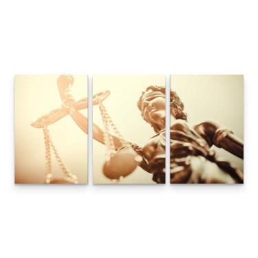 Imagem de Quadro Escritório Advocacia Deusa Justiça Mosaico - Loja Wall Frame