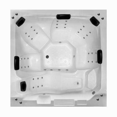 Imagem de Spa Retangular Valencia COMPLETO com hidro em Acrílico - Só Banheiras,