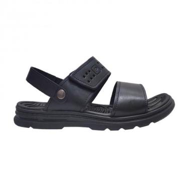Imagem de Sandália Ajustável Pegada Casual Masculina 134203, Preto, 42