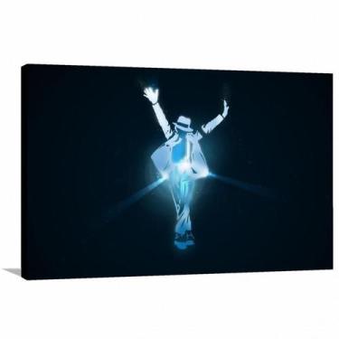 Imagem de Quadro decorativo Michael Jackson com Tela em Tecido - Wall Frame