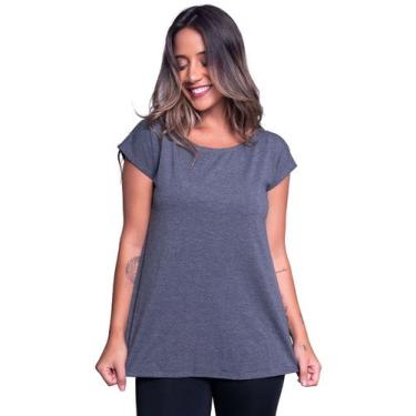 Imagem de Blusa Fitness Vekyo Modas Feminina Manga Curta Roupa de Academia Respi