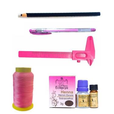 Imagem de Henna Eclépcya Escura 3g + kit marcação