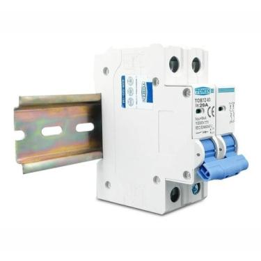 Imagem de Disjuntor Dc Cc 20a 1000v Bipolar Painel Solar Fotovoltáico - Tomzn