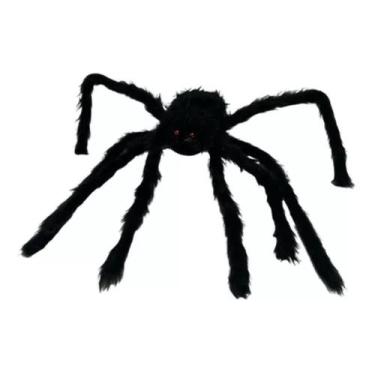 Imagem de Aranha Pelúcia Com Grandes Pernas Para Enfeitar Halloween - DreamInBox