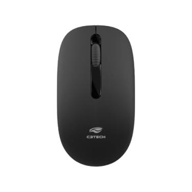Imagem de C3Tech Mouse Sem Fio M-W15BK, Preto, Wifi 2.4Ghz, 1200DPI, Ambidestro, 3 Botoes, Window...