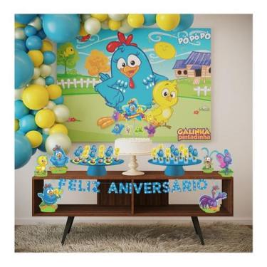 Imagem de Kit Festa GALINHA PINTADINHA Decoração De Aniversário - PIFFER
