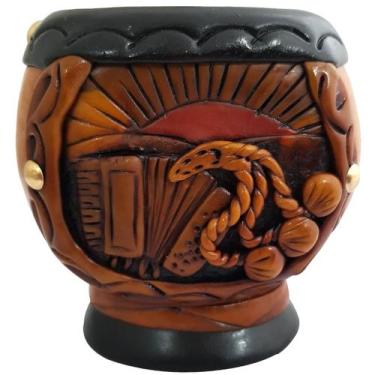 Imagem de Cuia Artesanal De Chimarrão Estilo Uruguaia Coquinho Gajeta - Artesana