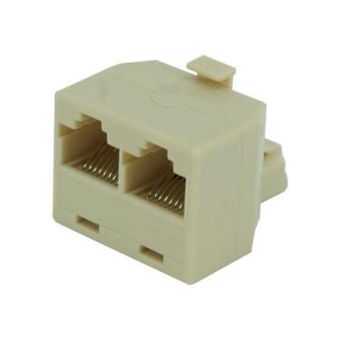 Imagem de Adaptador Rede Rj45 2 Fêmeas x 1 Macho - SPEEDLAN