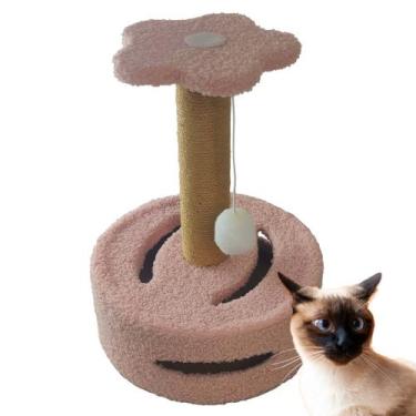 Imagem de Arranhador para Gatos Bola Brincadeira Arranhar Brincar Pet Shop Sisal