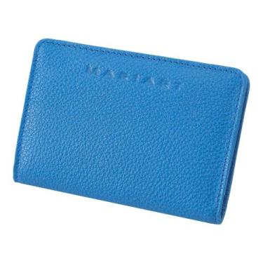 Imagem de Carteira Feminina Couro Legítimo Rg Cartões Mariart Garnet