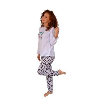 Imagem de Pijamas Feminino Inverno Manga Longa Malha Atacado - SLEEP PIJAMAS, Br