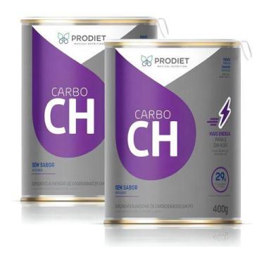 Imagem de Kit Com 2 Suplementos De Carboidratos Carboch 400g Sem Sabor - Prodiet