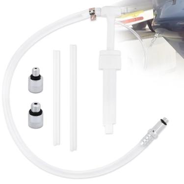 Imagem de Bomba de óleo de engrenagem de unidade inferior para garrafas padrão, giratório de metal de 9,5 cm, adaptadores de metal de 8 mm e 10 mm servem para todos os motores de popa Mercury e Mariner (não