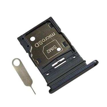 Imagem de Bandeja de substituição para suporte de cartão SIM duplo A35 5G para Samsung Galaxy A35 (5G) A356u1 A356b A356u 6,6 polegadas (Marinho Marinho)