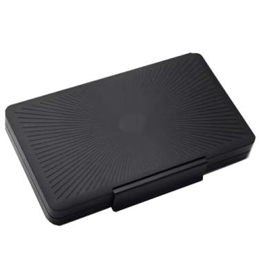 Imagem de Pequeno Caixa de charutos hidratante de liga de alumínio, caixa portátil para charutos, acabamento luxuoso leve, pode acomodar até 5 charutos como presentes Feito à mão