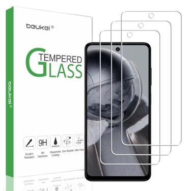 Imagem de beukei (Pacote com 3) Projetado para HMD PULSE PRO/HMD Pulse/HMD Pulse+ Protetor de tela de vidro temperado, dureza 9H