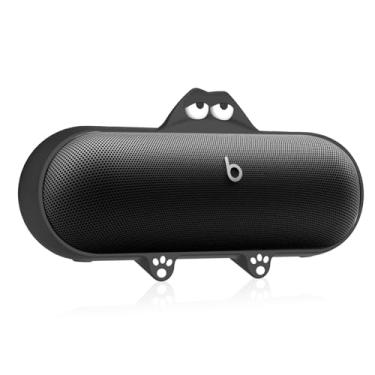 Imagem de Capa de silicone para alto-falante Bluetooth portátil Beats Pill (versão 2024), capa protetora macia contra arranhões e quedas, compatível apenas com Beats Pill com recorte preciso (preto)