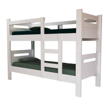 Imagem de Beliche Solteiro Em MDF Com Escada Irmãos Seguro Resistente