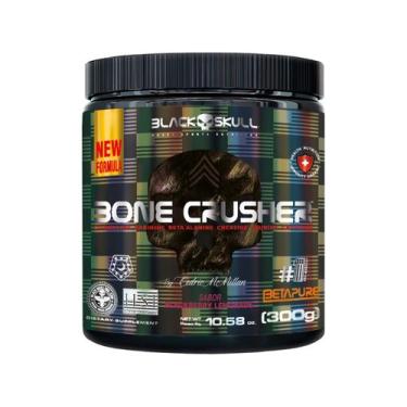 Imagem de Pré-Treino Black Skull By Cedric McMilan Bone - Crusher 300g Blackberr