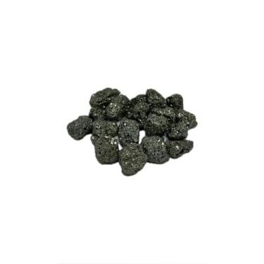 Imagem de Kit de 3 Pedras Mini Pirita Bruta Natural - Tamanho P - Sol de Lotus