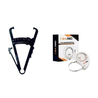 Imagem de Kit Adipometro  Fita Antropométrica P.a. Med