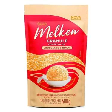 Imagem de Melken Granule Chocolate Branco 400grs Harald
