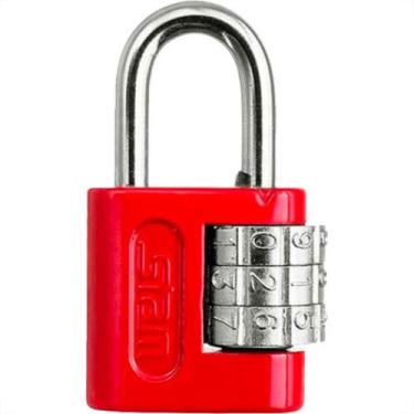 Imagem de Stam Cadeado C/Segredo  25Mm Cart.Verm