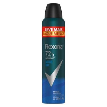 Imagem de Rexona Antitranspirante Aerossol Active Dry Men 250Ml Leve Mais Pague Menos (A Embalagem Pode Variar)