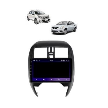 Imagem de Kit Multimidia March 1.0 1.6 S e SV / Versa 1.0 2015 / 2019 Carplay AndroidAuto 9 Pol - Roadstar 908BR